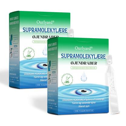 👩‍⚕️Ourlyard® Supramolekylære Øjendråber ✅Godkendt af Lægemiddelstyrelsen (Velegnet til grå stær, svævende pletter, AMD, tørre øjne og presbyopi)